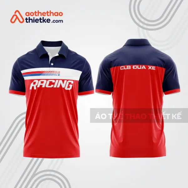 Mẫu thiết kế áo polo đội đua xe mô tô & ô tô đẹp mta114