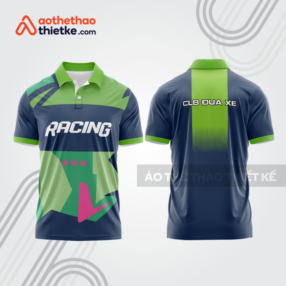 Mẫu thiết kế áo polo đội đua xe mô tô & ô tô đẹp mta118