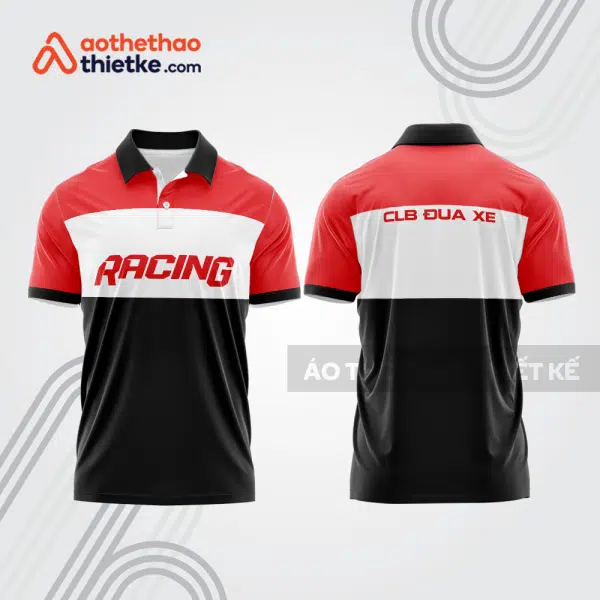 Mẫu thiết kế áo polo đội đua xe mô tô & ô tô đẹp mta119