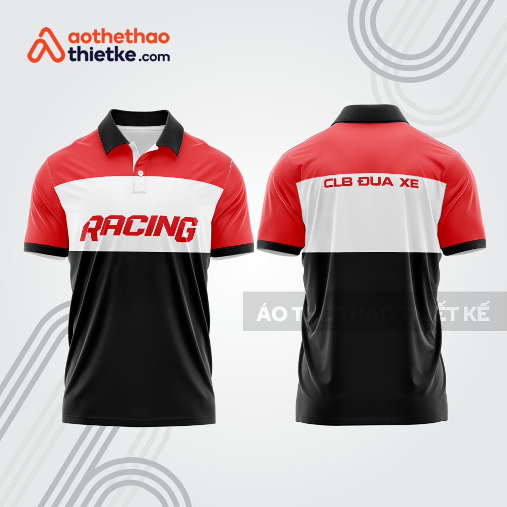 Mẫu thiết kế áo polo đội đua xe mô tô & ô tô đẹp mta119