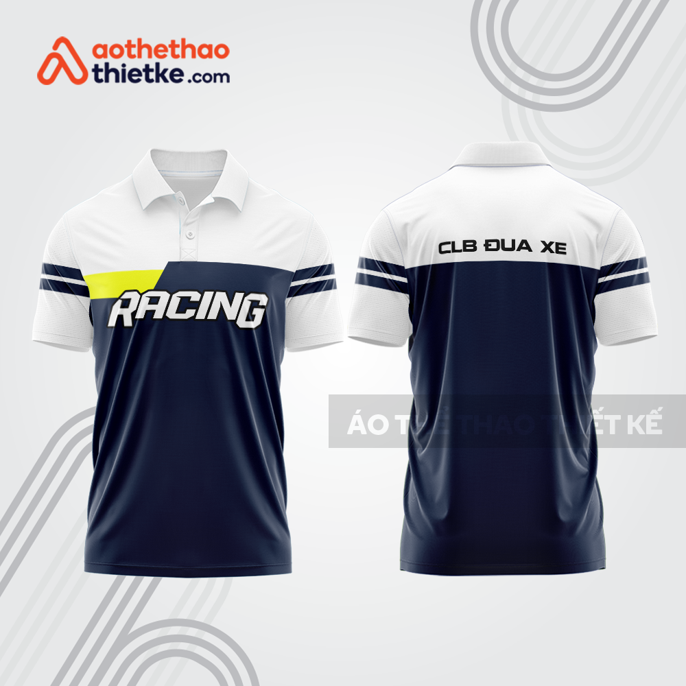 Mẫu thiết kế áo polo đội đua xe mô tô & ô tô đẹp mta120