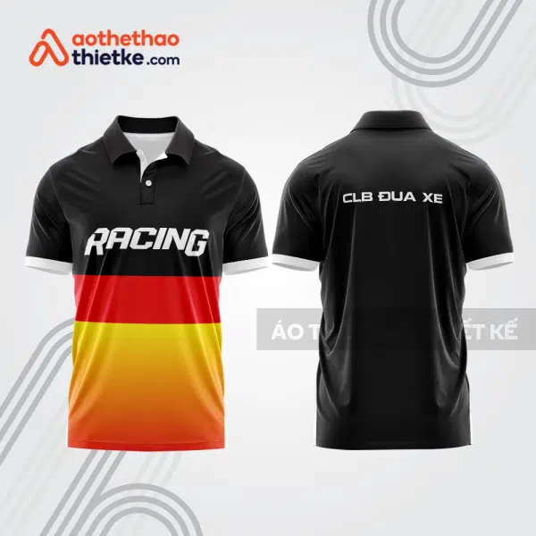 Mẫu thiết kế áo polo đội đua xe mô tô & ô tô đẹp mta126