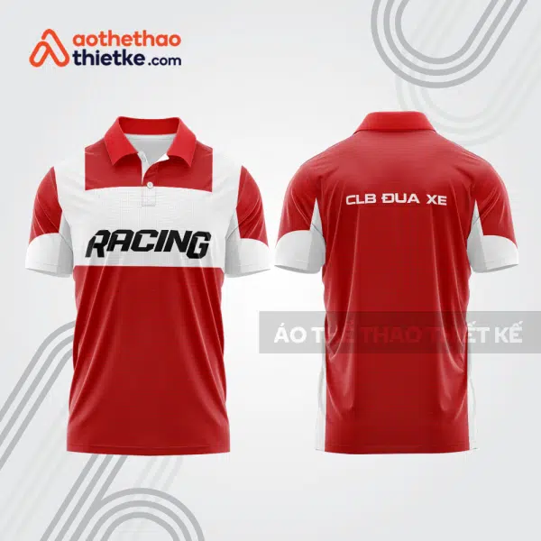 Mẫu thiết kế áo polo đội đua xe mô tô & ô tô đẹp mta127