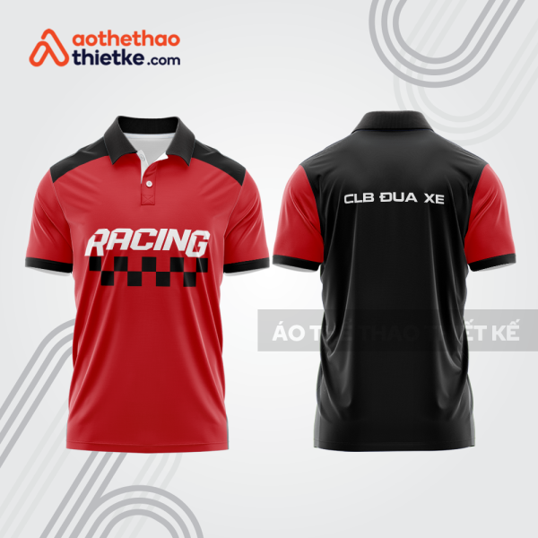 Mẫu thiết kế áo polo đội đua xe mô tô & ô tô đẹp mta131