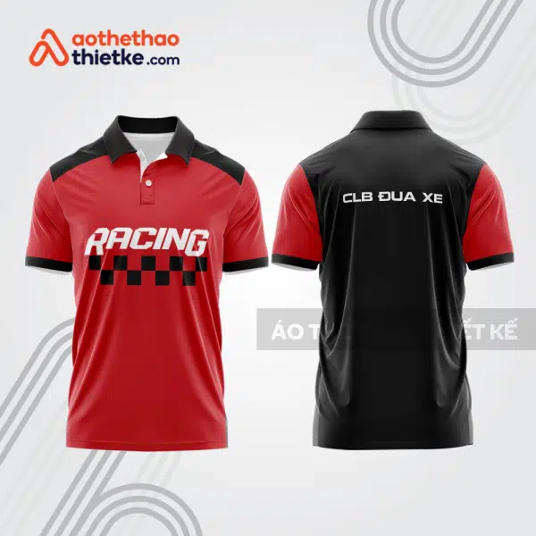 Mẫu thiết kế áo polo đội đua xe mô tô & ô tô đẹp mta131