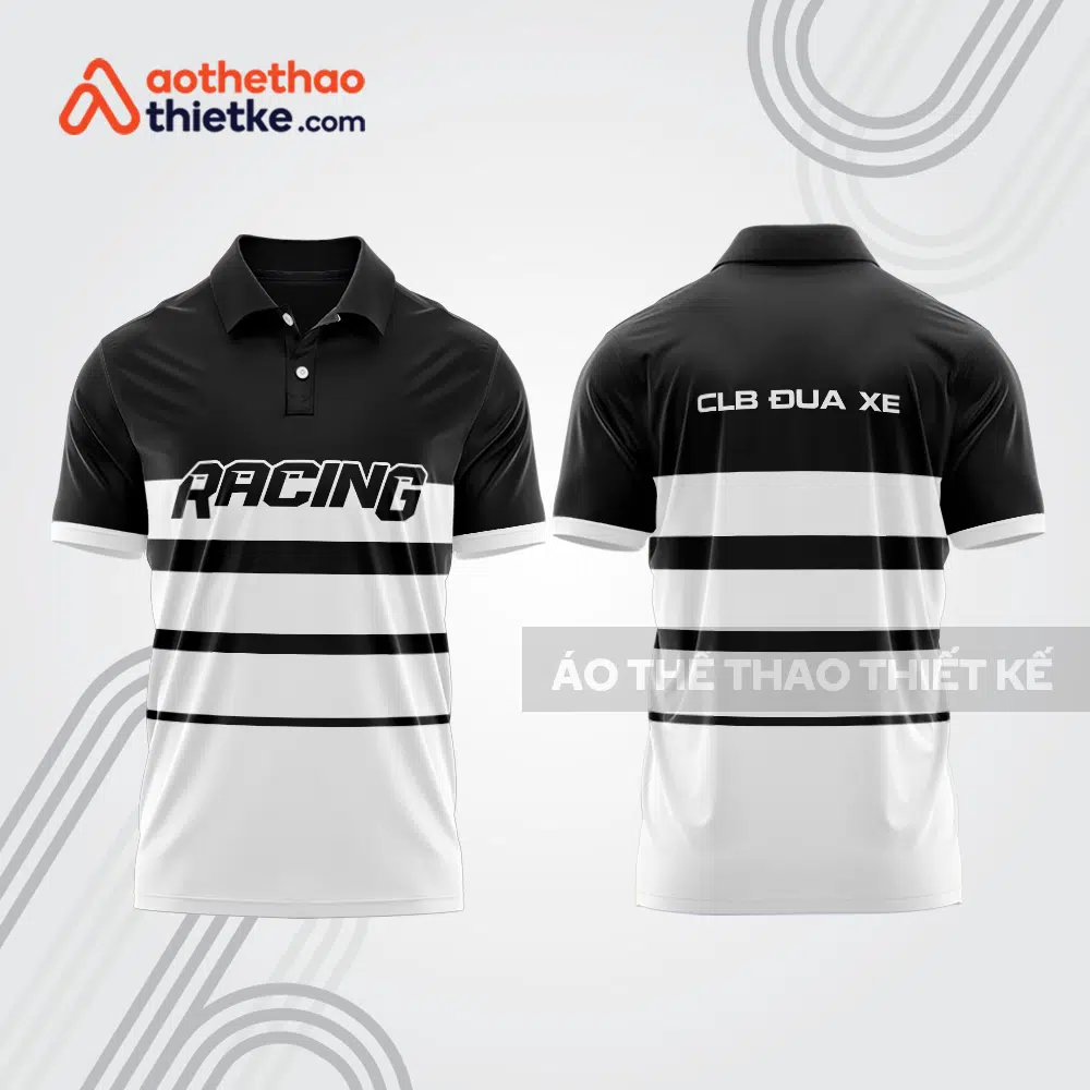 Mẫu thiết kế áo polo đội đua xe mô tô & ô tô đẹp mta133