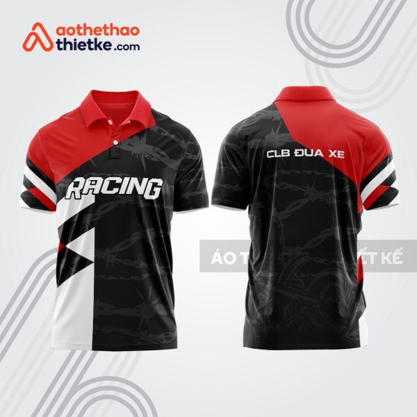 Mẫu thiết kế áo polo đội đua xe mô tô & ô tô đẹp mta137