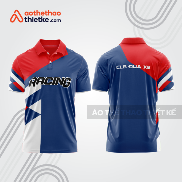 Mẫu thiết kế áo polo đội đua xe mô tô & ô tô đẹp mta139