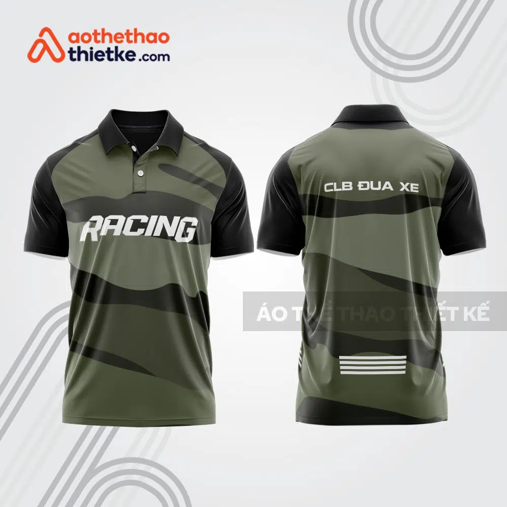 Mẫu thiết kế áo polo đội đua xe mô tô & ô tô đẹp mta146