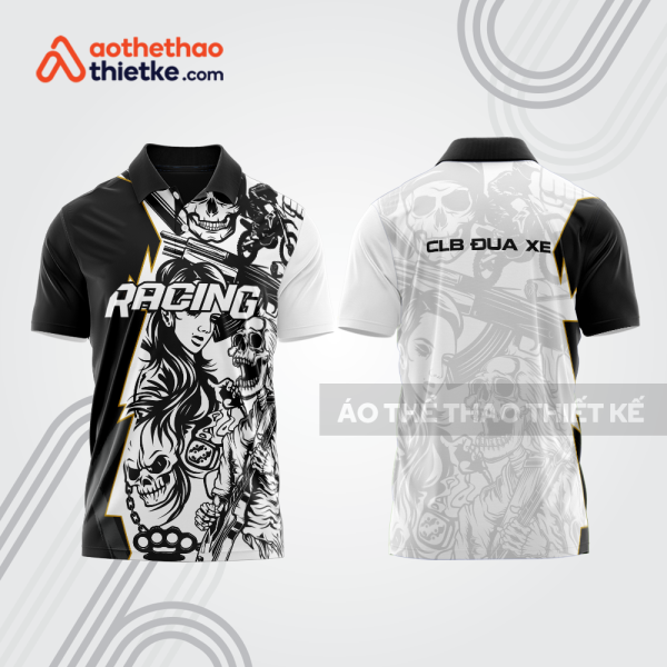 Mẫu thiết kế áo polo đội đua xe mô tô & ô tô đẹp mta153