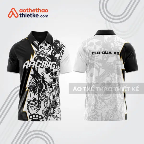 Mẫu thiết kế áo polo đội đua xe mô tô & ô tô đẹp mta153