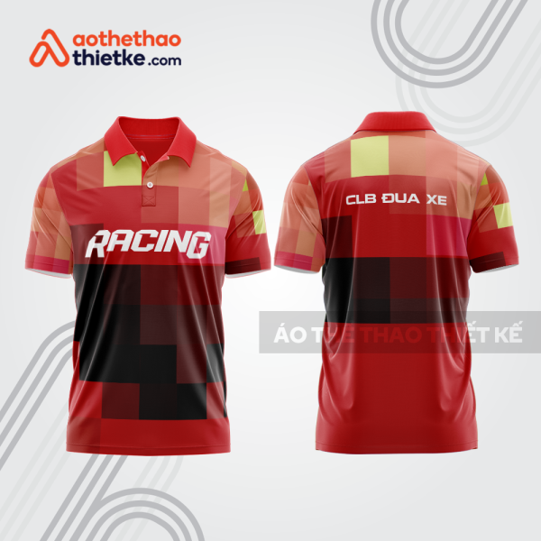 Mẫu thiết kế áo polo đội đua xe mô tô & ô tô đẹp mta159
