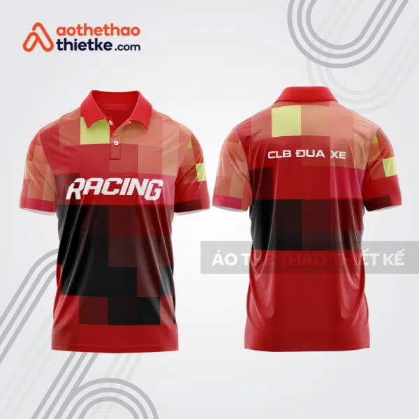 Mẫu thiết kế áo polo đội đua xe mô tô & ô tô đẹp mta159