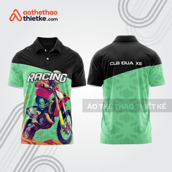 Mẫu thiết kế áo polo đội đua xe mô tô & ô tô đẹp mta163