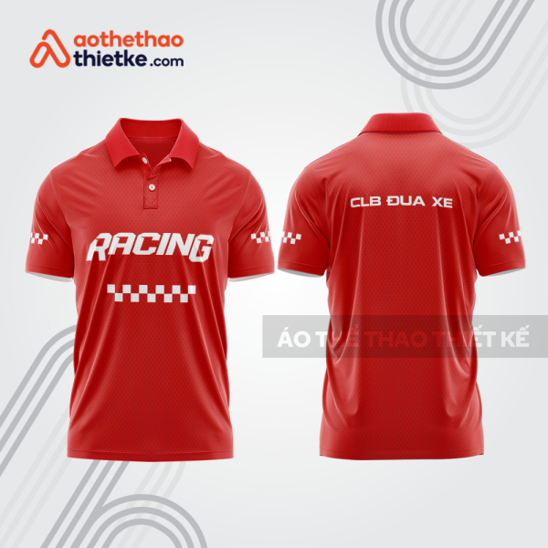 Mẫu thiết kế áo polo đội đua xe mô tô & ô tô đẹp mta164