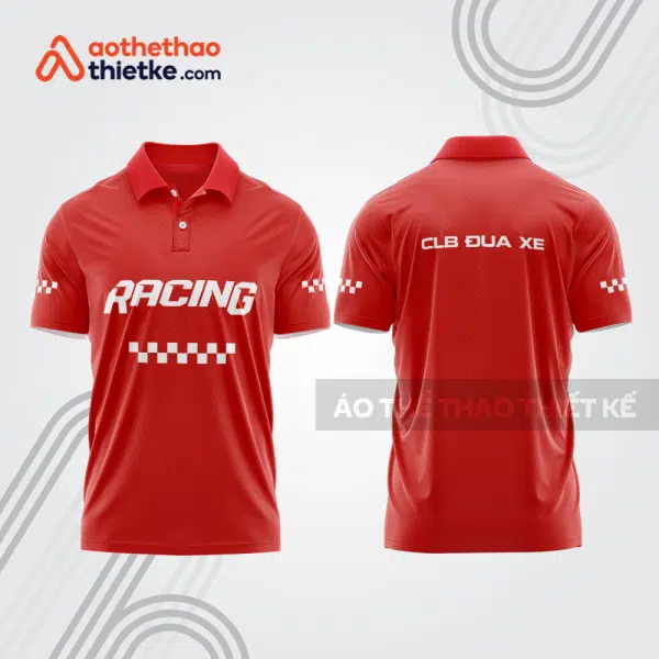 Mẫu thiết kế áo polo đội đua xe mô tô & ô tô đẹp mta164