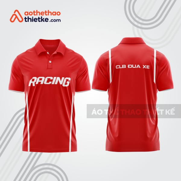Mẫu thiết kế áo polo đội đua xe mô tô & ô tô đẹp mta165
