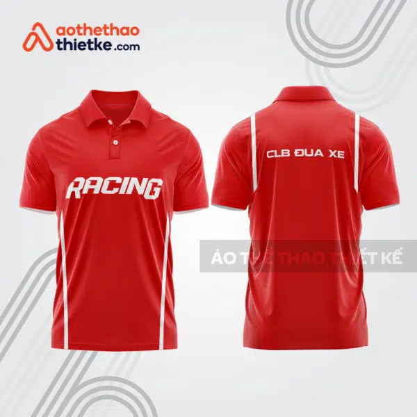 Mẫu thiết kế áo polo đội đua xe mô tô & ô tô đẹp mta165