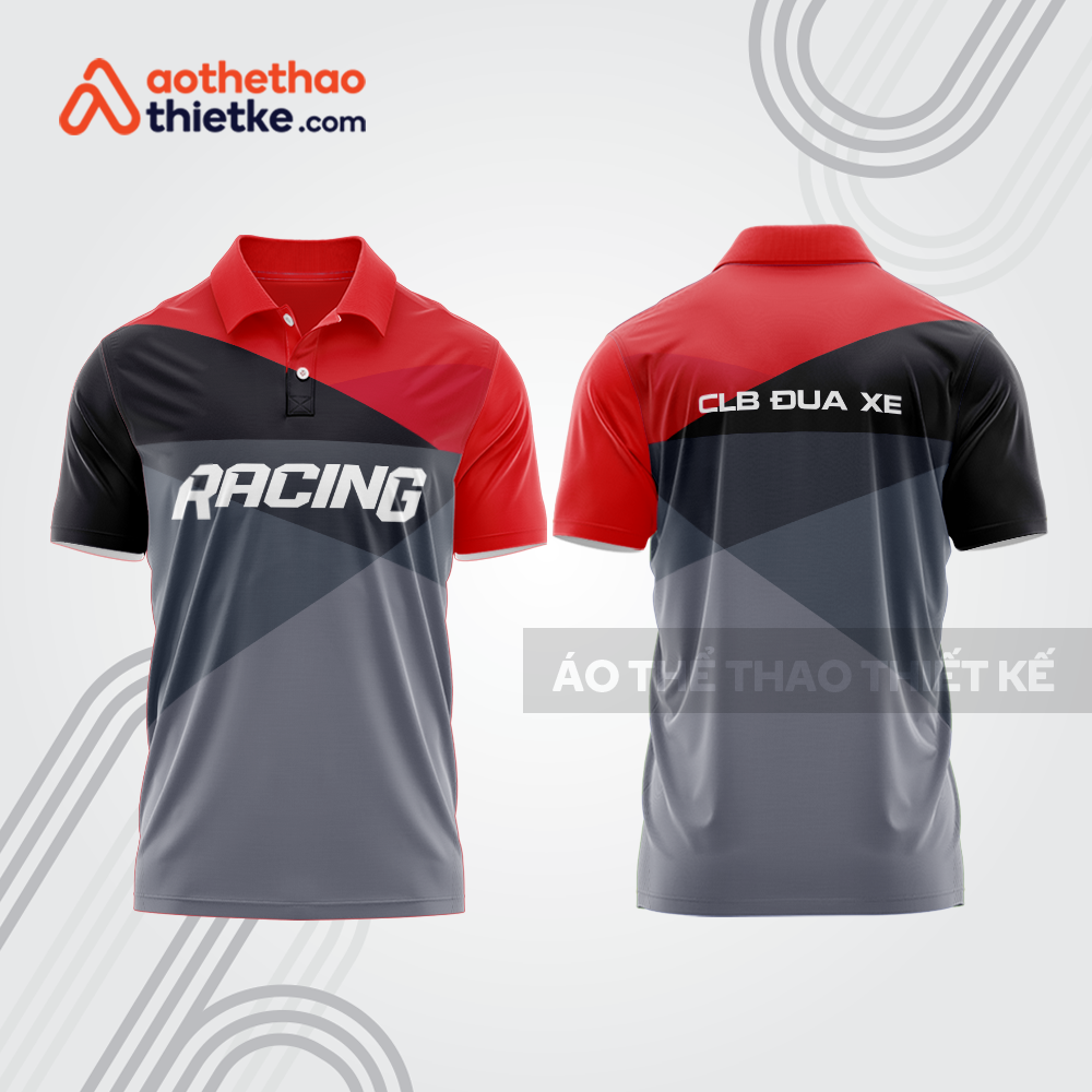 Mẫu thiết kế áo polo đội đua xe mô tô & ô tô đẹp mta167
