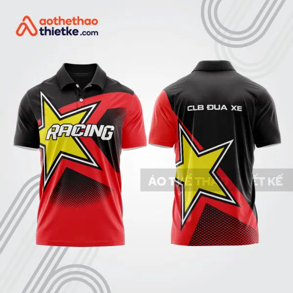 Mẫu thiết kế áo polo đội đua xe mô tô & ô tô đẹp mta169