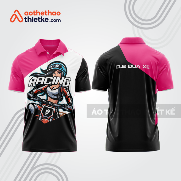 Mẫu thiết kế áo polo đội đua xe mô tô & ô tô đẹp mta170