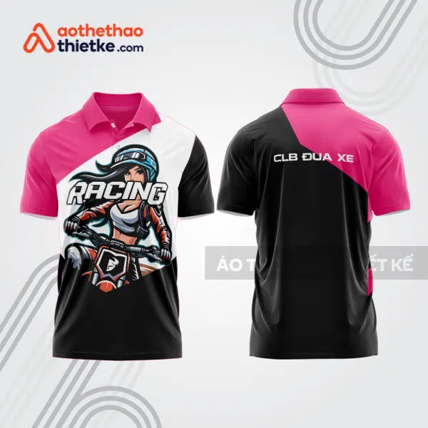 Mẫu thiết kế áo polo đội đua xe mô tô & ô tô đẹp mta170