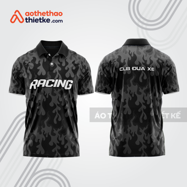 Mẫu thiết kế áo polo đội đua xe mô tô & ô tô đẹp mta176