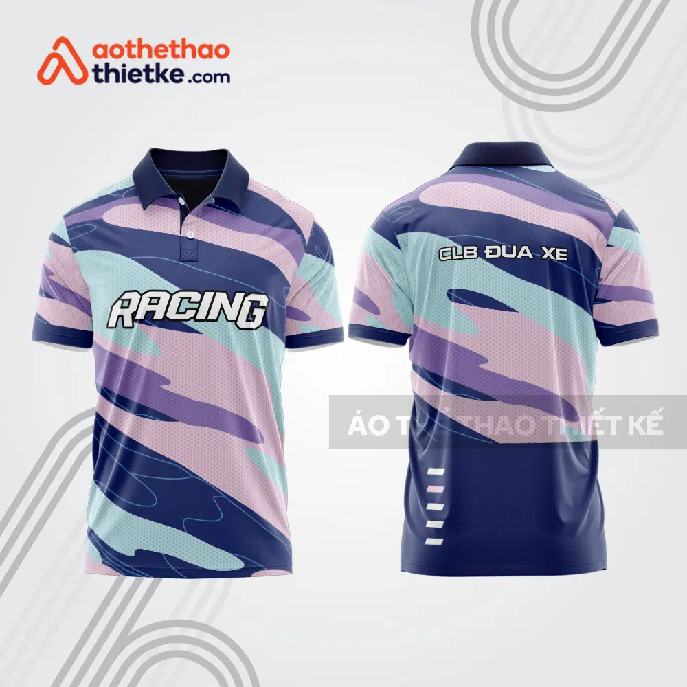 Mẫu thiết kế áo polo đội đua xe mô tô & ô tô đẹp mta180
