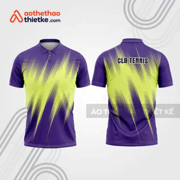 Mẫu thiết kế áo polo đồng phục thi đấu tennis tn1068
