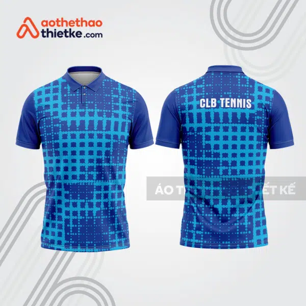 Mẫu thiết kế áo polo đồng phục thi đấu tennis tn1078