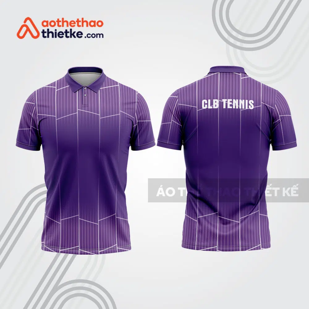 Mẫu thiết kế áo polo đồng phục thi đấu tennis tn1085