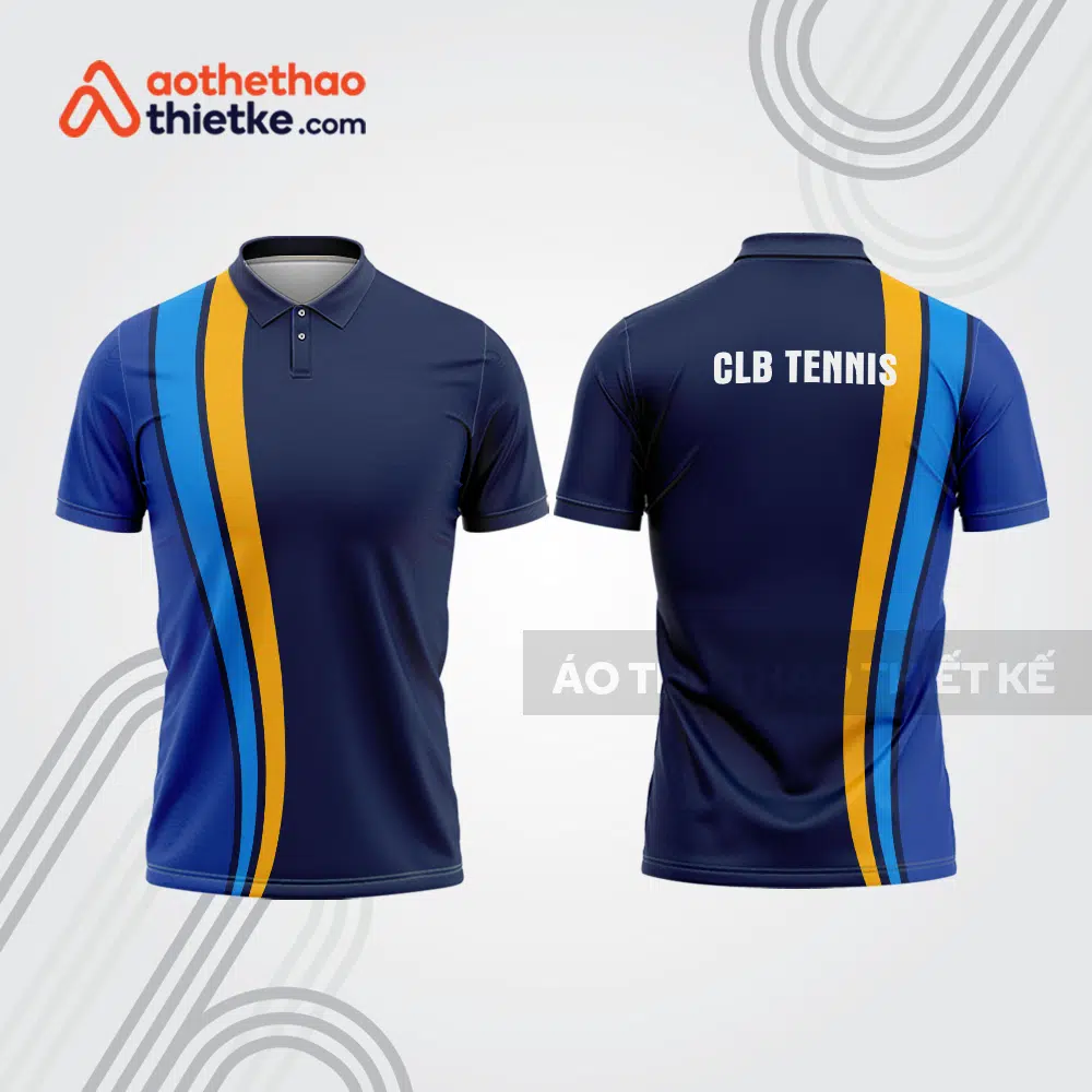 Mẫu thiết kế áo polo đồng phục thi đấu tennis tn1086