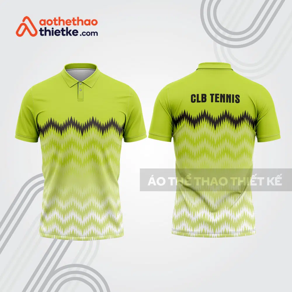 Mẫu thiết kế áo polo đồng phục thi đấu tennis tn1114