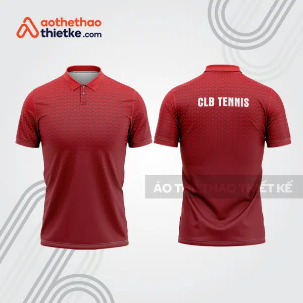 Mẫu thiết kế áo polo đồng phục thi đấu tennis tn1117