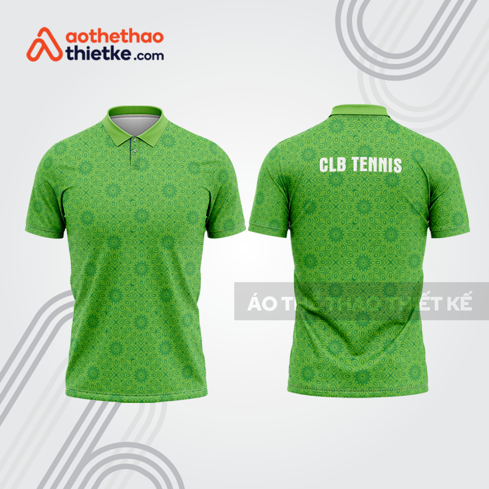 Mẫu thiết kế áo polo đồng phục thi đấu tennis tn1118