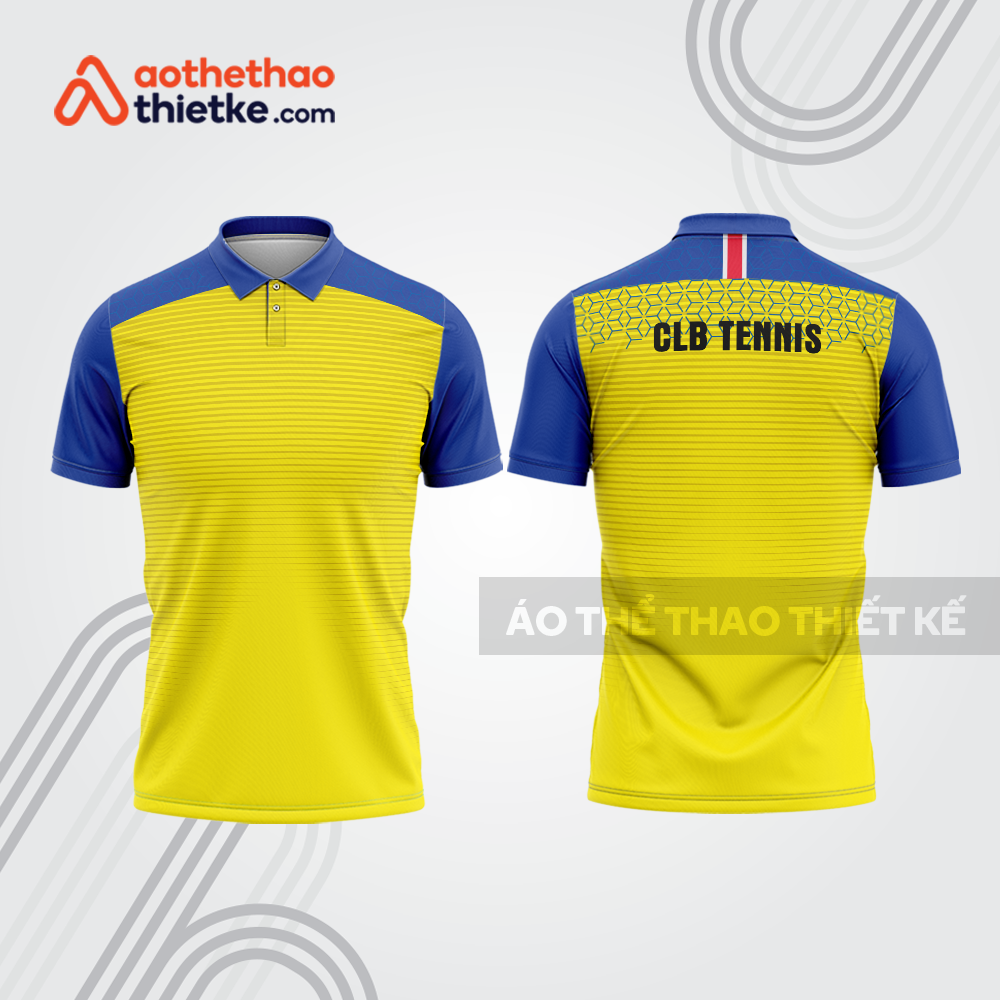 Mẫu thiết kế áo polo đồng phục thi đấu tennis tn1144