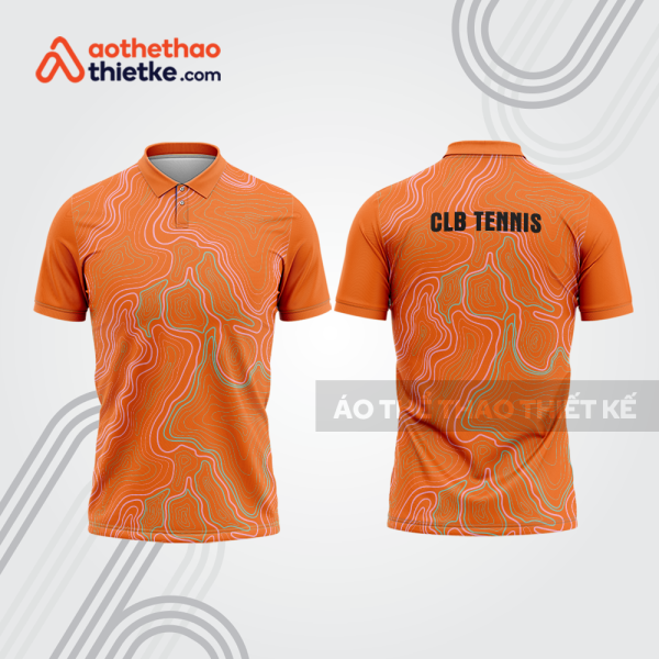 Mẫu thiết kế áo có cổ đồng phục thi đấu tennis tn1175