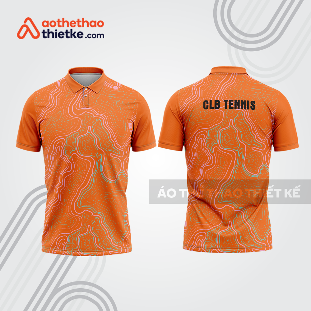Mẫu thiết kế áo có cổ đồng phục thi đấu tennis tn1175