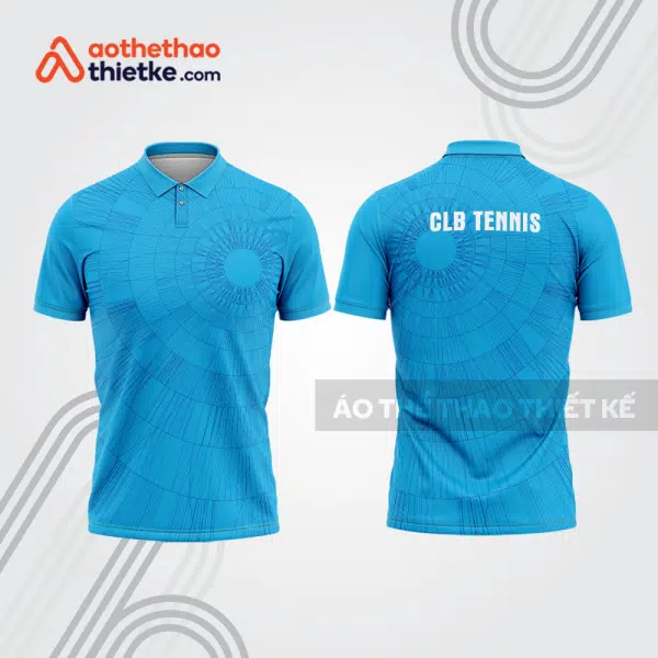 Mẫu thiết kế áo có cổ đồng phục thi đấu tennis tn1177