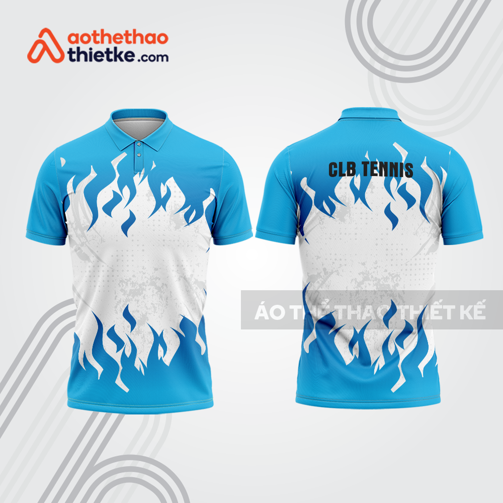 Mẫu thiết kế áo có cổ đồng phục thi đấu tennis tn1187