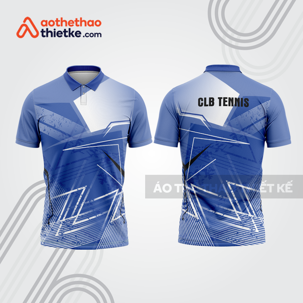 Mẫu thiết kế áo có cổ đồng phục thi đấu tennis tn1195