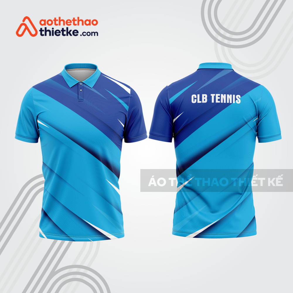 Mẫu thiết kế áo có cổ đồng phục thi đấu tennis tn1196