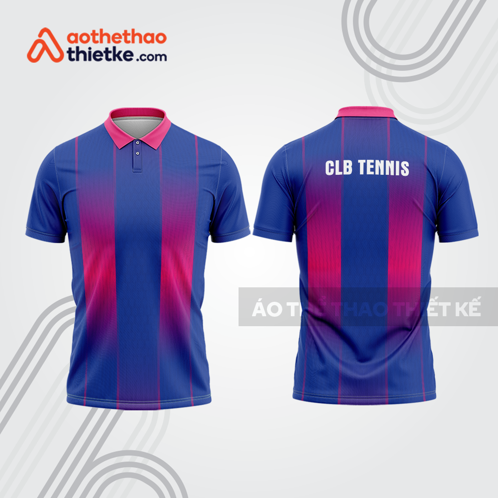 Mẫu thiết kế áo có cổ đồng phục thi đấu tennis tn1198
