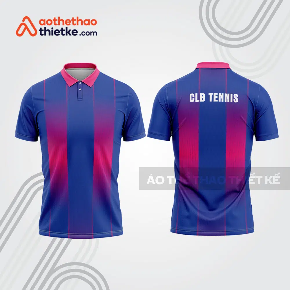 Mẫu thiết kế áo có cổ đồng phục thi đấu tennis tn1198
