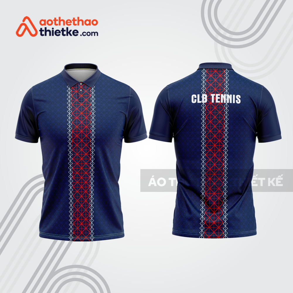Mẫu thiết kế áo có cổ đồng phục thi đấu tennis tn1199