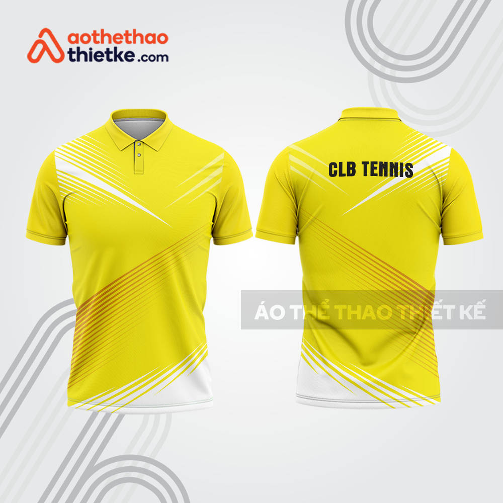 Mẫu thiết kế áo có cổ đồng phục thi đấu tennis tn1202