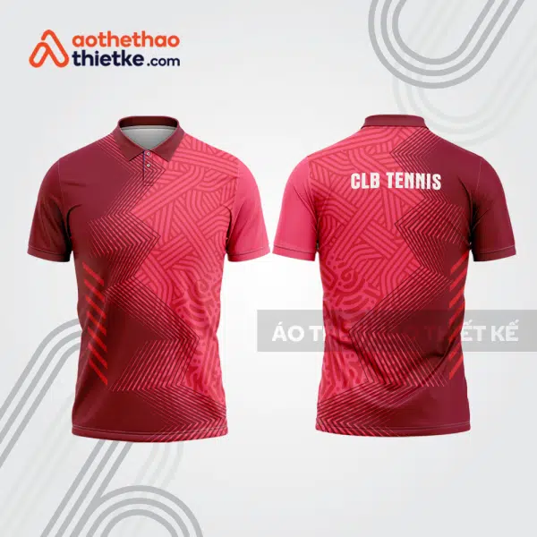 Mẫu thiết kế áo có cổ đồng phục thi đấu quần vợt tn1214