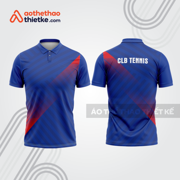 Mẫu thiết kế áo có cổ đồng phục thi đấu quần vợt tn1219