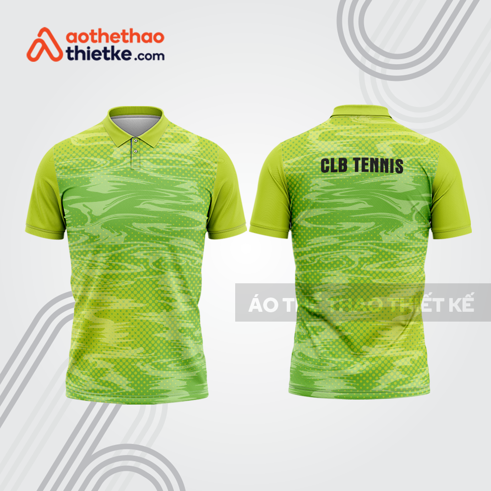 Mẫu thiết kế áo có cổ đồng phục thi đấu quần vợt tn1231