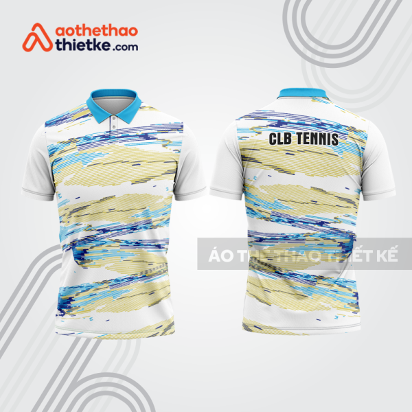Mẫu thiết kế áo có cổ đồng phục thi đấu quần vợt tn1235